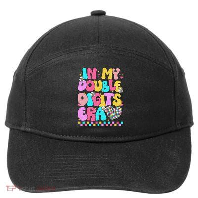 Coquette In my double digits era 10th Birthday Women Gift 7-Panel Snapback Hat