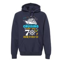 Cruising Into My 70th Birthday 70 Year Old Cruise Birthday Premium Hoodie