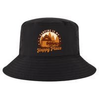 Camping Is My Happy Place Retro Cool Comfort Performance Bucket Hat