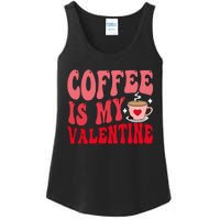 Coffee Is My Valentine Cute Funny ValentineS Day Ladies Essential Tank