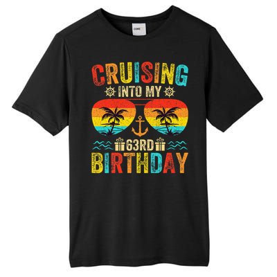 Cruising Into My 63rd Birthday Cruise Tall Fusion ChromaSoft Performance T-Shirt