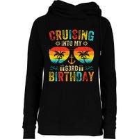 Cruising Into My 63rd Birthday Cruise Womens Funnel Neck Pullover Hood