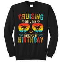 Cruising Into My 63rd Birthday Cruise Tall Sweatshirt