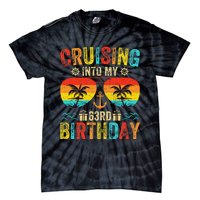 Cruising Into My 63rd Birthday Cruise Tie-Dye T-Shirt