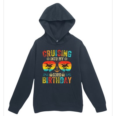 Cruising Into My 63rd Birthday Cruise Urban Pullover Hoodie