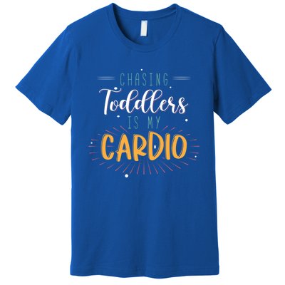 Chasing Is My Cardio Sitter Gift Premium T-Shirt