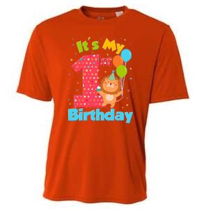 Cute It's My First 1st Birthday Cooling Performance Crew T-Shirt