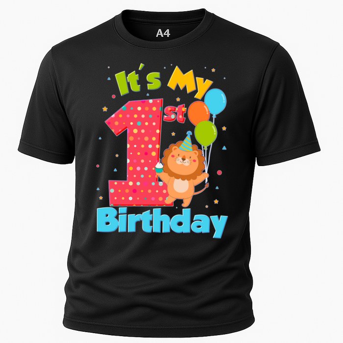 Cute It's My First 1st Birthday Cooling Performance Crew T-Shirt
