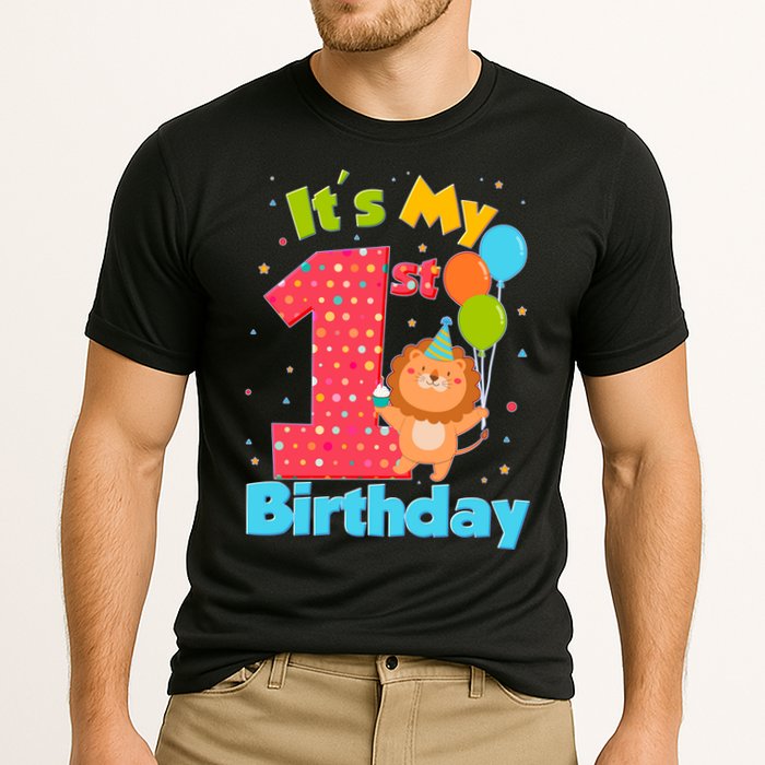 Cute It's My First 1st Birthday Cooling Performance Crew T-Shirt