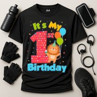 Cute It's My First 1st Birthday Cooling Performance Crew T-Shirt