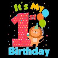 Cute It's My First 1st Birthday Cooling Performance Crew T-Shirt