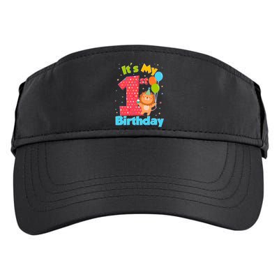 Cute It's My First 1st Birthday Adult Drive Performance Visor
