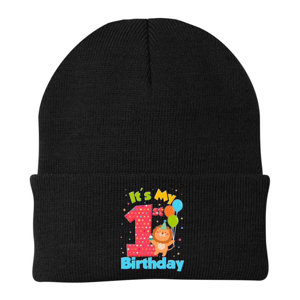 Cute It's My First 1st Birthday Beanie