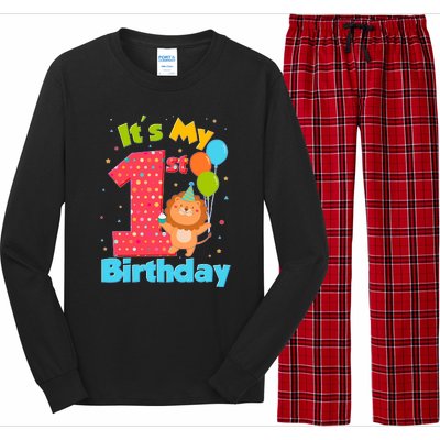 Cute It's My First 1st Birthday Long Sleeve Pajama Set