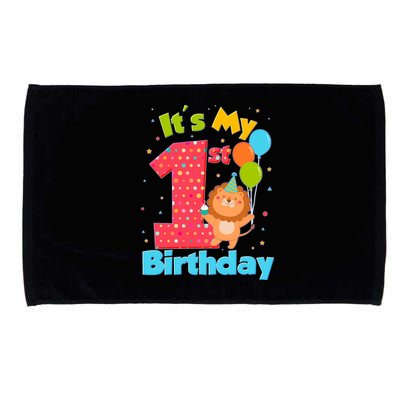 Cute It's My First 1st Birthday Microfiber Hand Towel