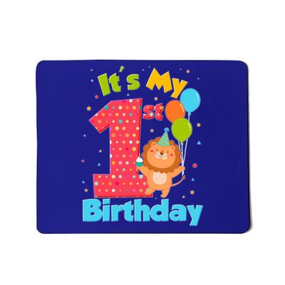 Cute It's My First 1st Birthday Mousepad