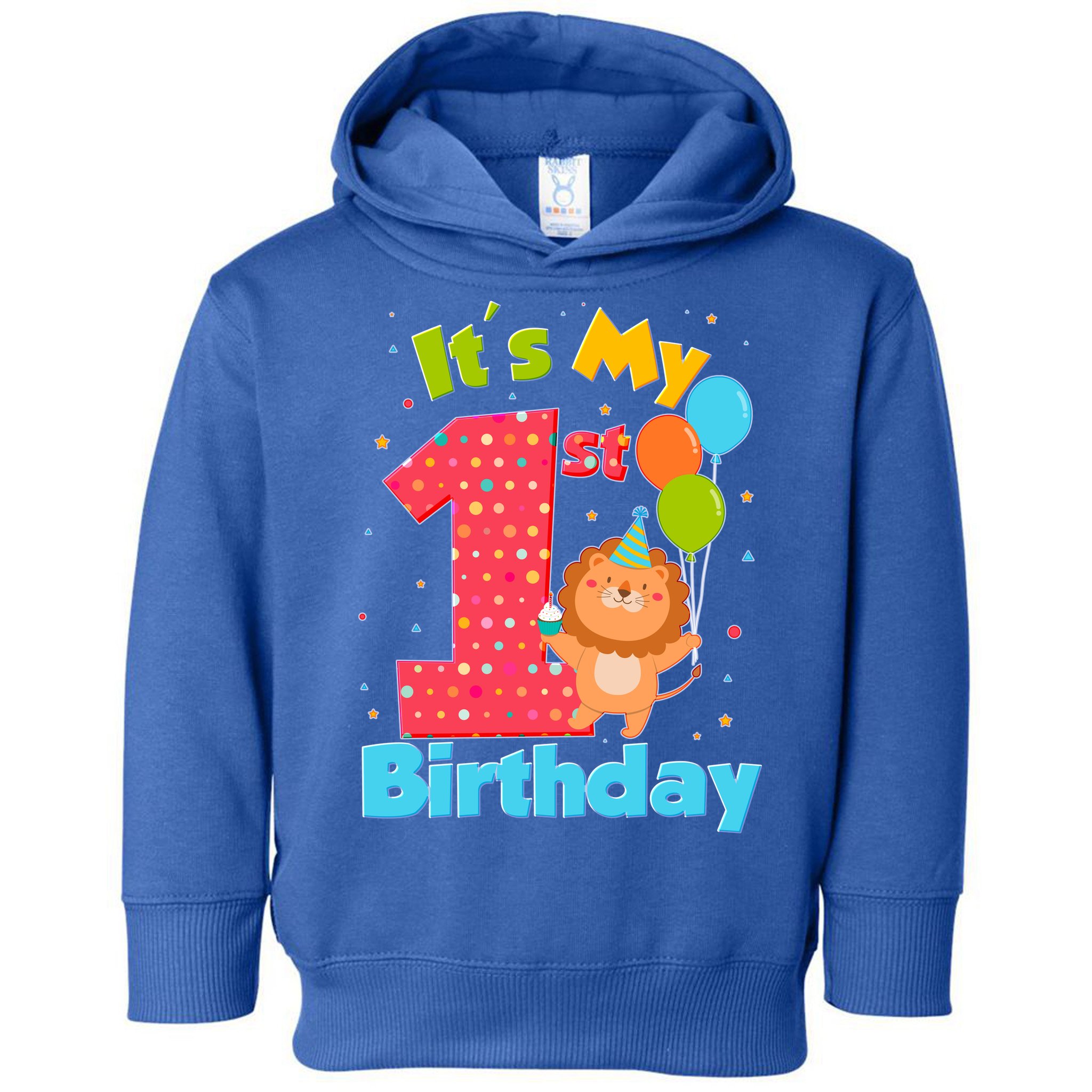 Cute It's My First 1st Birthday Toddler Hoodie