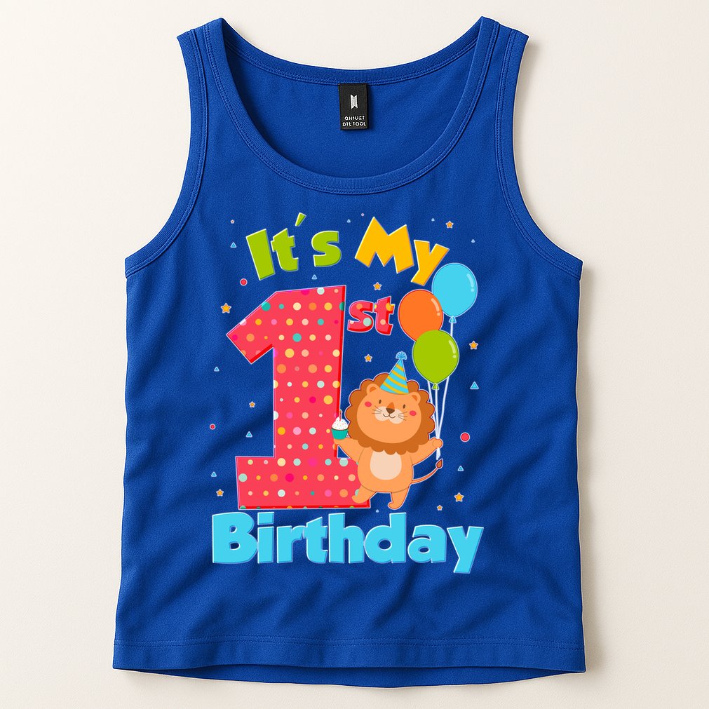 Cute It's My First 1st Birthday Tank Top