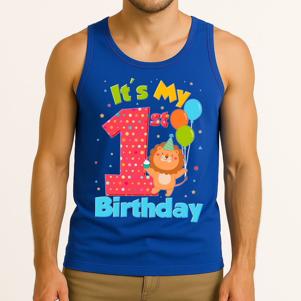 Cute It's My First 1st Birthday Tank Top