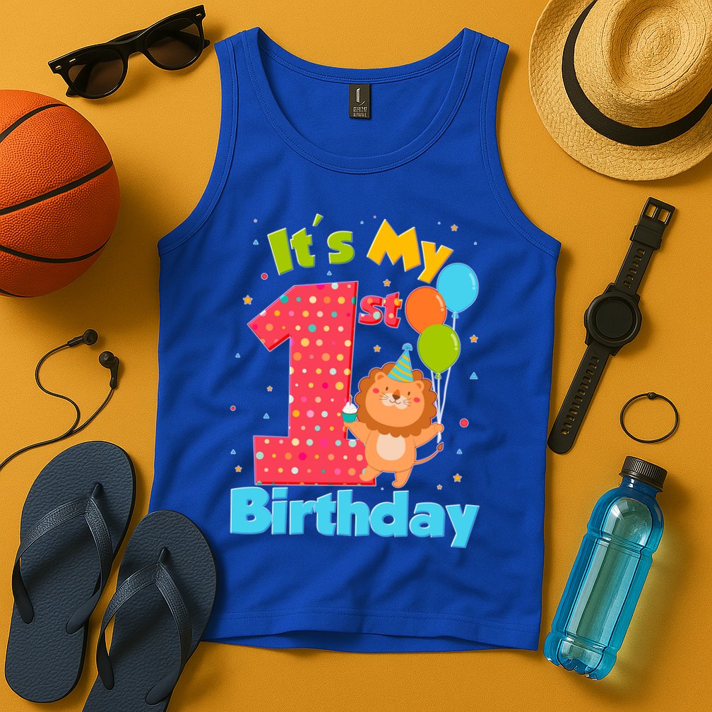 Cute It's My First 1st Birthday Tank Top