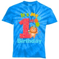 Cute It's My First 1st Birthday Kids Tie-Dye T-Shirt