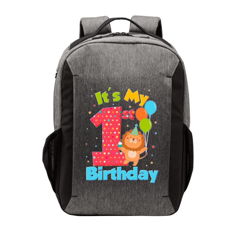 Cute It's My First 1st Birthday Vector Backpack