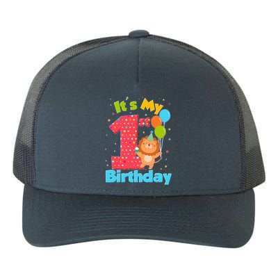 Cute It's My First 1st Birthday Yupoong Adult 5-Panel Trucker Hat