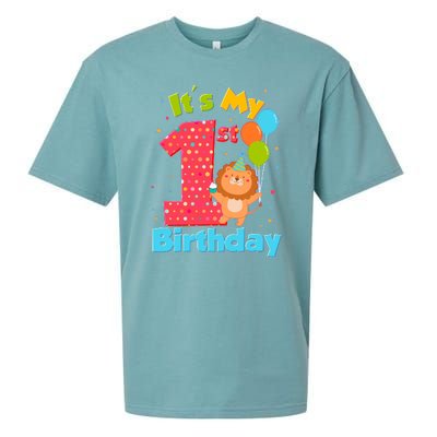 Cute It's My First 1st Birthday Sueded Cloud Jersey T-Shirt