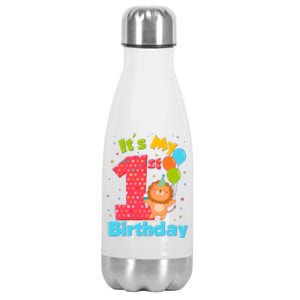 Cute It's My First 1st Birthday Stainless Steel Insulated Water Bottle