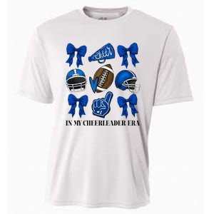 Cheer In My Cheerleader Era Cheer Coquette Football Cooling Performance Crew T-Shirt