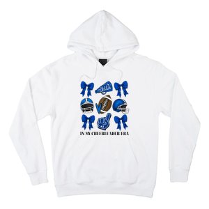 Cheer In My Cheerleader Era Cheer Coquette Football Hoodie