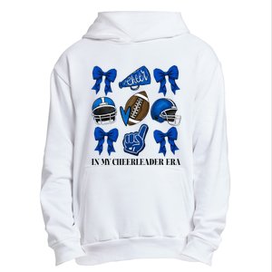 Cheer In My Cheerleader Era Cheer Coquette Football Urban Pullover Hoodie