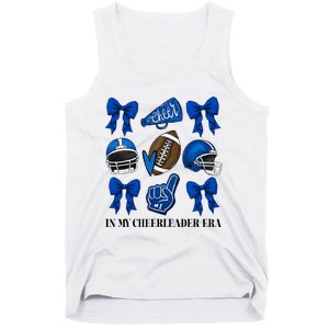 Cheer In My Cheerleader Era Cheer Coquette Football Tank Top