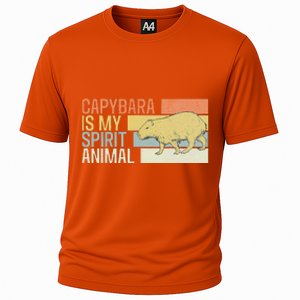 Capybara Is My Spirit Animal. Funny Capybaras Lovers Cooling Performance Crew T-Shirt