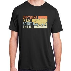 Capybara Is My Spirit Animal. Funny Capybaras Lovers Adult ChromaSoft Performance T-Shirt