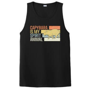 Capybara Is My Spirit Animal. Funny Capybaras Lovers PosiCharge Competitor Tank