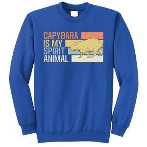 Capybara Is My Spirit Animal. Funny Capybaras Lovers Tall Sweatshirt