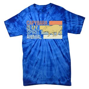 Capybara Is My Spirit Animal. Funny Capybaras Lovers Tie-Dye T-Shirt