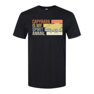 Capybara Is My Spirit Animal. Funny Capybaras Lovers Softstyle CVC T-Shirt