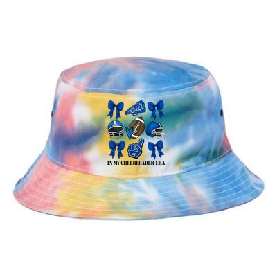 Cheer In My Cheerleader Era Cheer Coquette Football Tie Dye Newport Bucket Hat