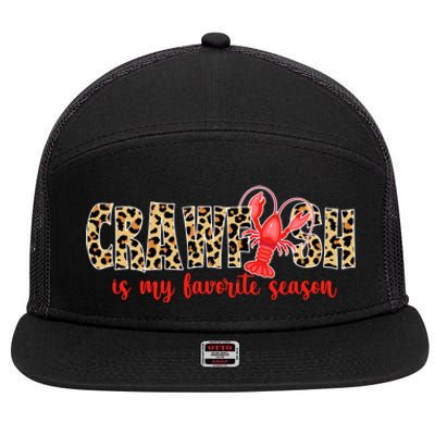 Crawfish Is My Favorite Season 7 Panel Mesh Trucker Snapback Hat