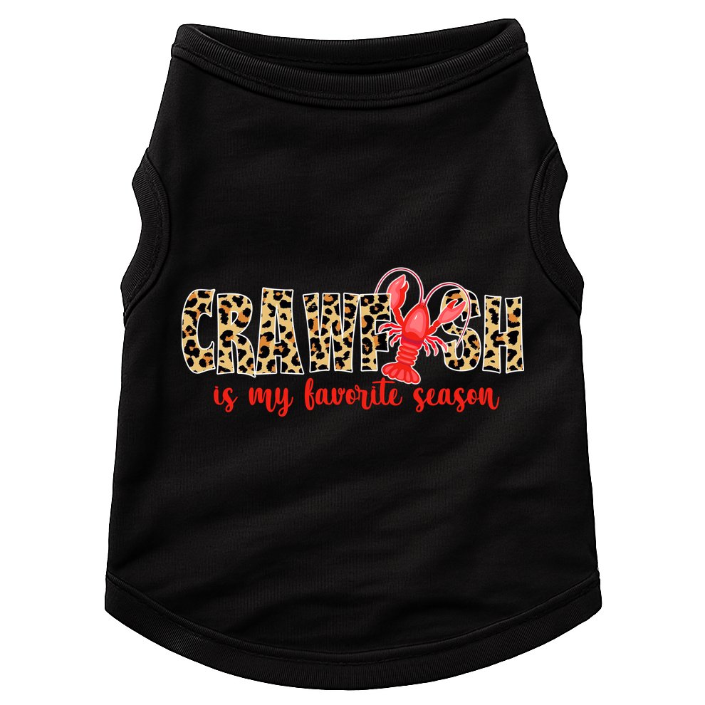 Crawfish Is My Favorite Season Doggie Tank
