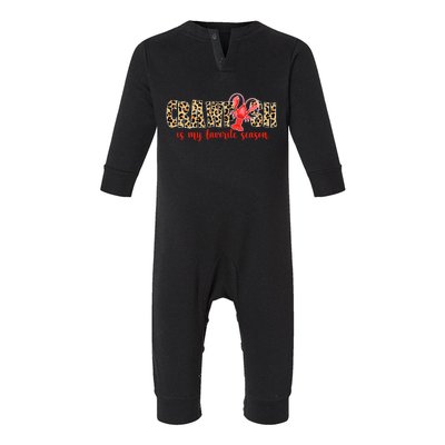 Crawfish Is My Favorite Season Infant Fleece One Piece