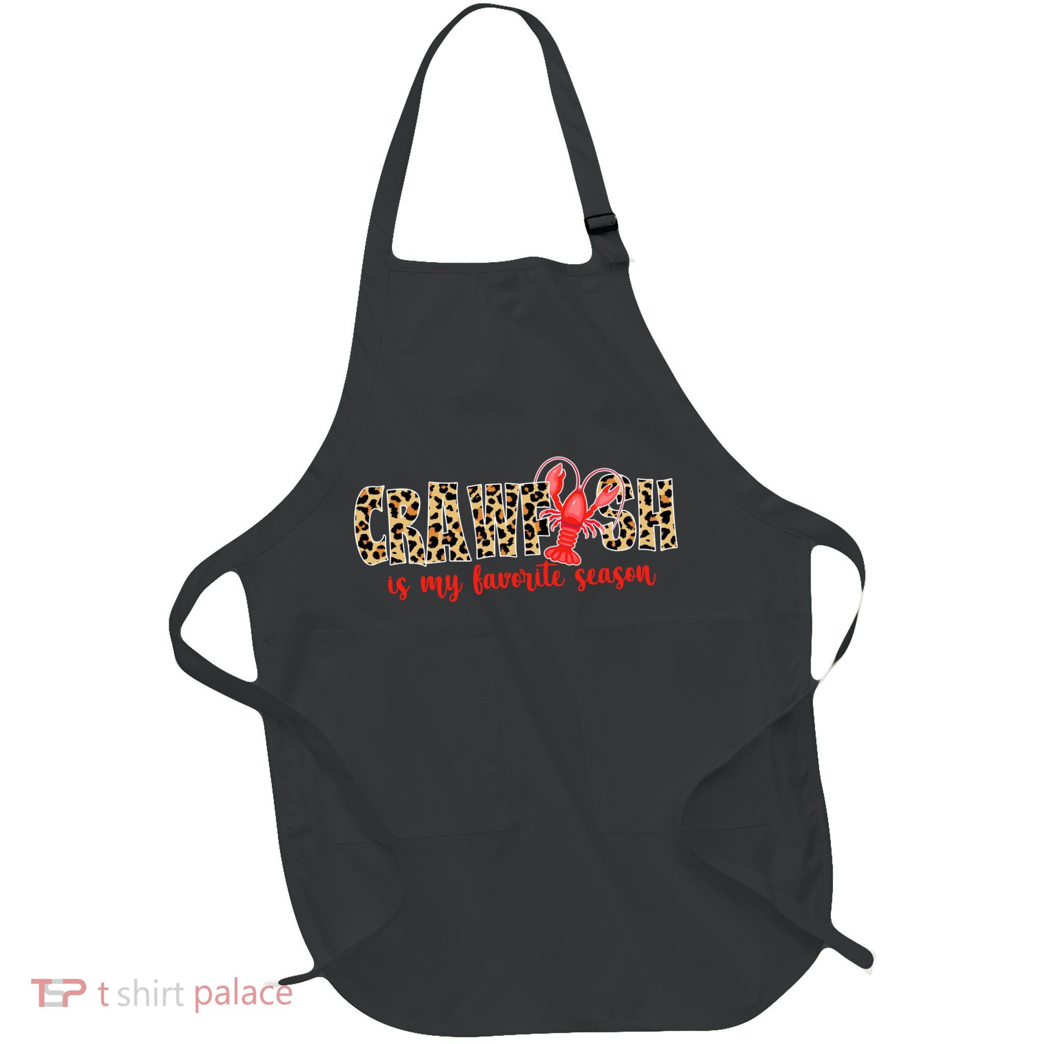 Crawfish Is My Favorite Season Full-Length Apron With Pockets