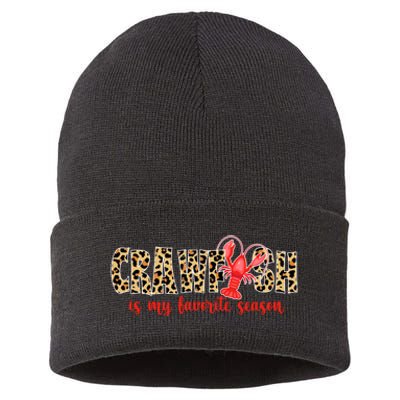 Crawfish Is My Favorite Season Sustainable Knit Beanie