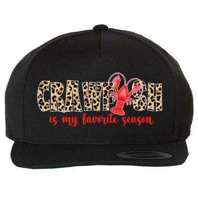 Crawfish Is My Favorite Season Wool Snapback Cap