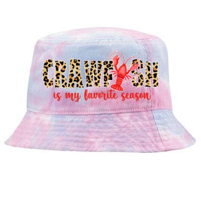 Crawfish Is My Favorite Season Tie-Dyed Bucket Hat