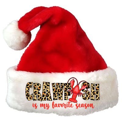 Crawfish Is My Favorite Season Premium Christmas Santa Hat