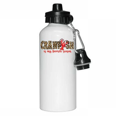 Crawfish Is My Favorite Season Aluminum Water Bottle