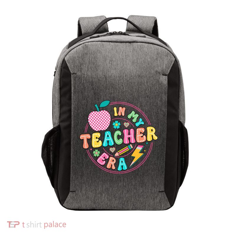 Cute In My Teacher Era School Favorite Teacher Gift Vector Backpack